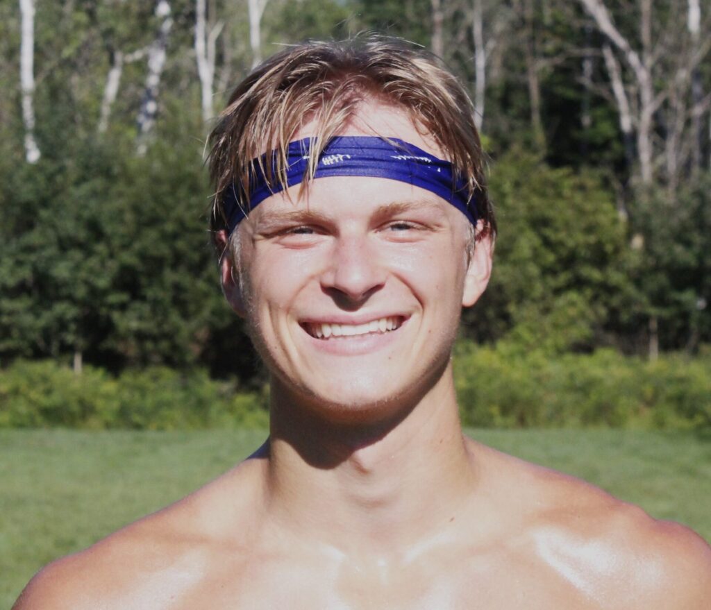 Ravenna's Hunter Hogan does just about everything on the football field, and does it all